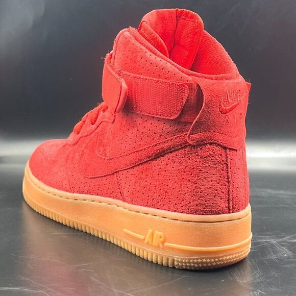 Nike Wmns Air Force 1 Hi Suede 'University Red' (2016) - Picture 6 of 12